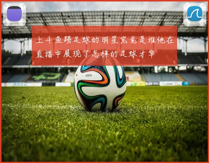 上斗鱼踢足球的明星究竟是谁他在直播中展现了怎样的足球才华
